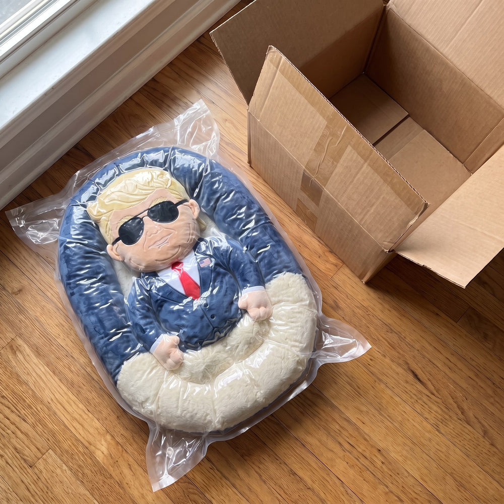 The First Dog Bed arrives vacuum-packed and regains its full shape in 24 to 48 hours